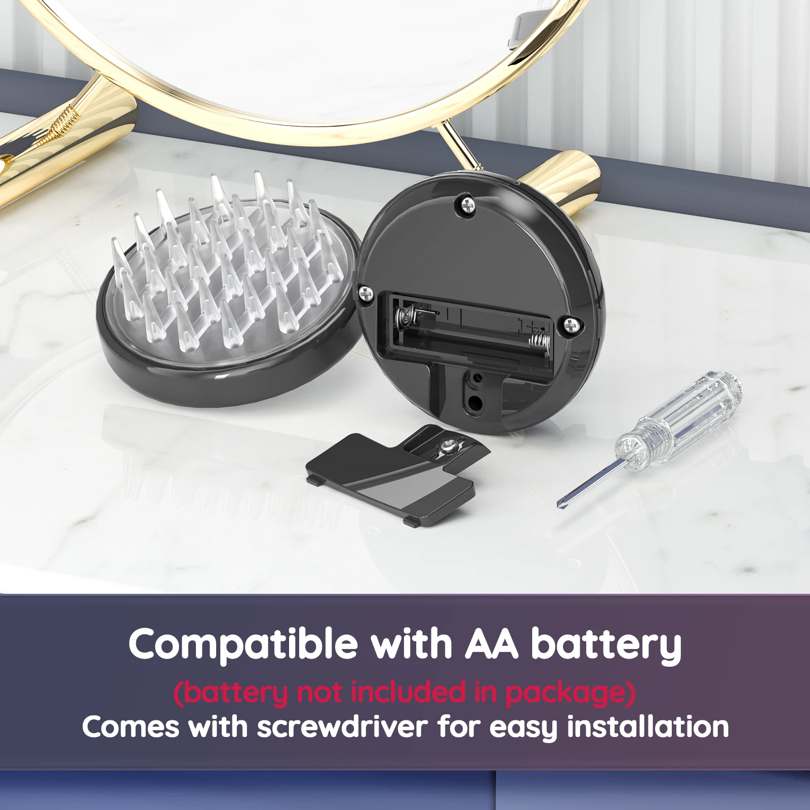 Scalp Massager Hair Growth Scalp Scrubber with Soft Silicone Bristles for Hair Growth Dandruff Removal, Hair Shampoo Brush Scalp - Image 6